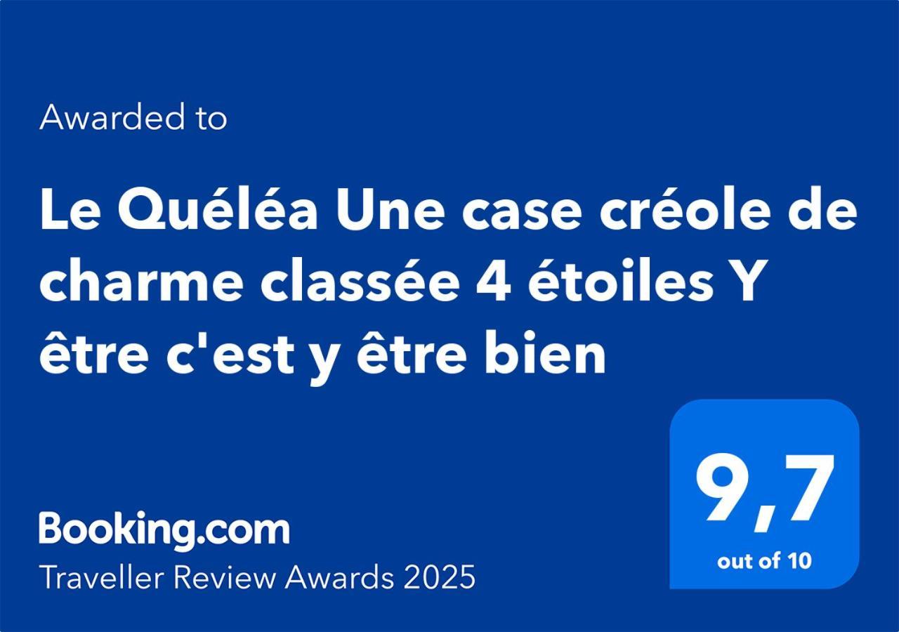 Le Quelea Une Case Creole De Charme Classee 4 Etoiles Y Etre C'Est Y Etre Bien Noël Eksteriør bilde